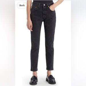 Levi’s 501 Black Skinny Jeans 28 X 28
